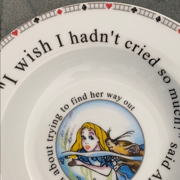 Paul Cardew ALICE IN WONDERLAND'S CAFE Bowls - Picture 4 of 8